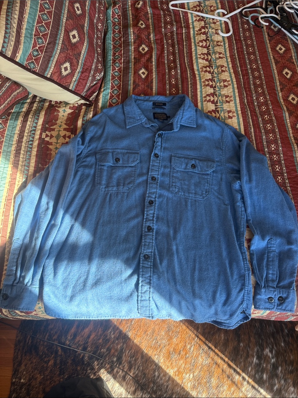 Pendleton Burnside Light Blue Button-Up Shirt
